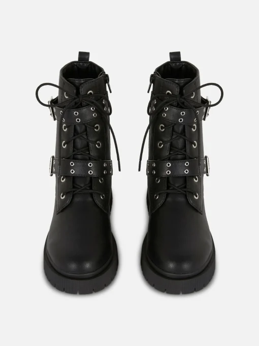 Buckled Biker Boots