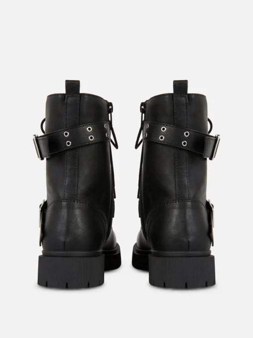 Buckled Biker Boots