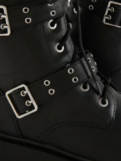 Buckled Biker Boots