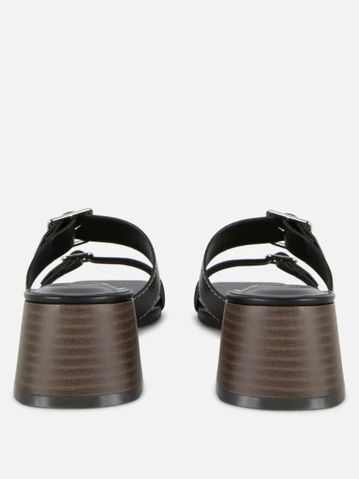 Buckled Block Heel Sandals