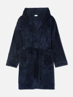 Burnout Striped Robe
