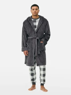 Burnout Striped Robe