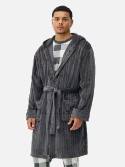 Burnout Striped Robe