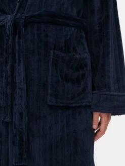Burnout Striped Robe