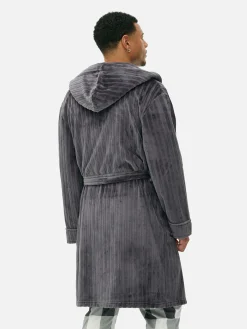 Burnout Striped Robe