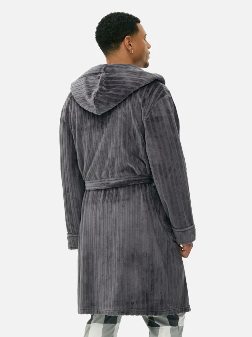 Burnout Striped Robe