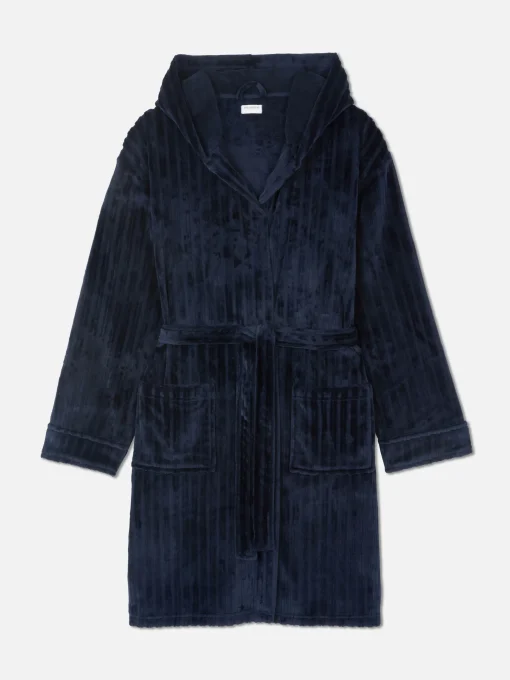 Burnout Striped Robe