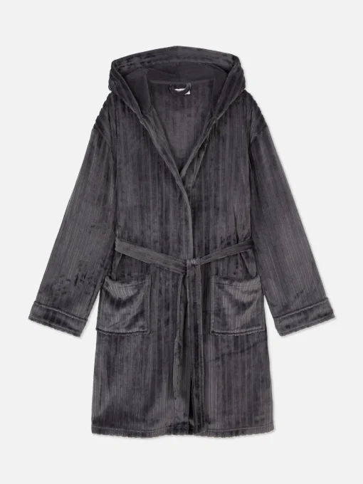 Burnout Striped Robe