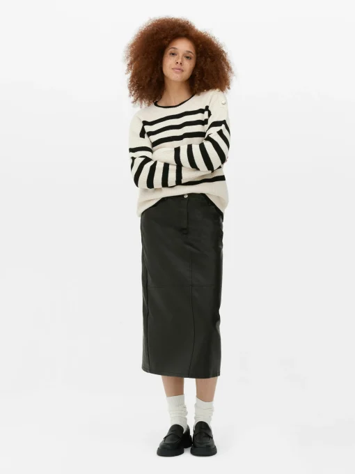 Button Detail Sweater