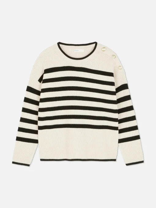 Button Detail Sweater