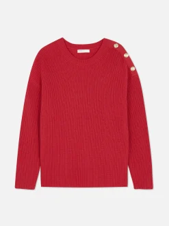 Button Detail Sweater