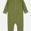 Buttoned Waffle Romper