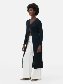 Button-Up Maxi Cardigan