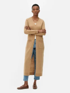 Button-Up Maxi Cardigan