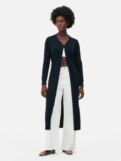 Button-Up Maxi Cardigan