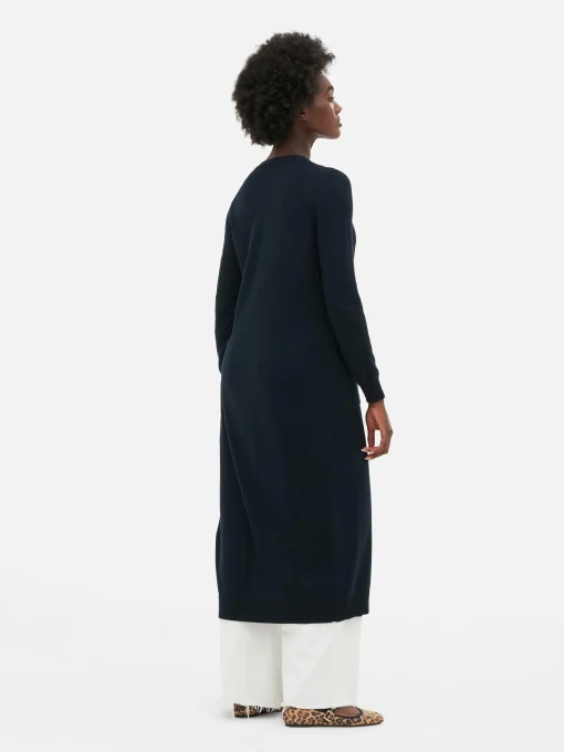 Button-Up Maxi Cardigan