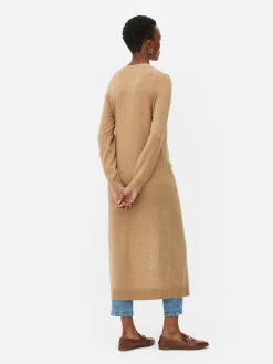 Button-Up Maxi Cardigan