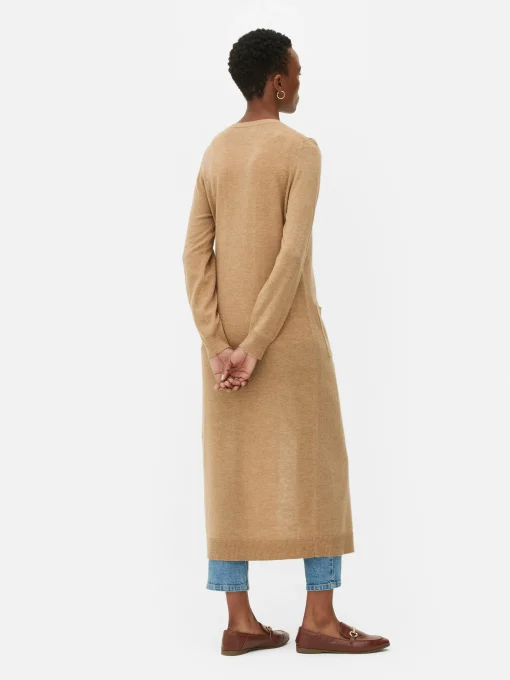 Button-Up Maxi Cardigan