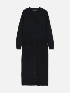 Button-Up Maxi Cardigan