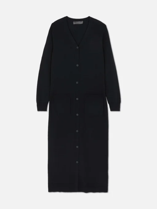 Button-Up Maxi Cardigan