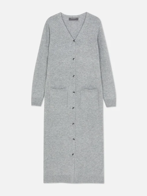 Button-Up Maxi Cardigan
