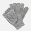Cable Knit Flip-Top Fingerless Gloves