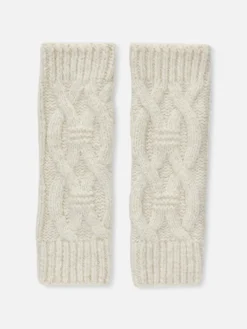 Cable Knit Wrist Warmers
