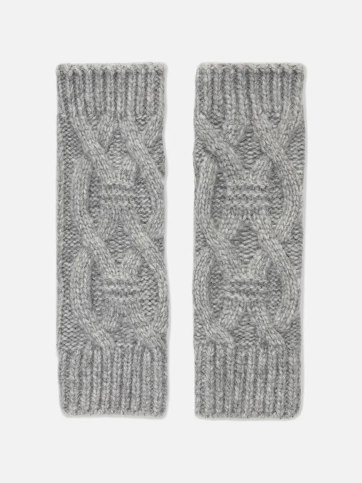 Cable Knit Wrist Warmers