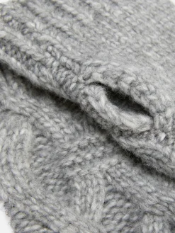 Cable Knit Wrist Warmers