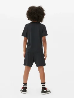 Camo Active T-Shirt And Shorts Set
