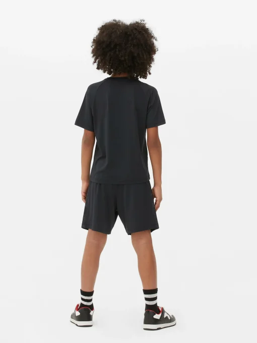 Camo Active T-Shirt And Shorts Set