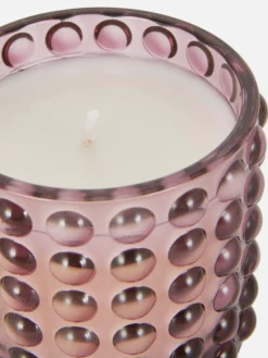 Candle In Bubble Textured Pot
