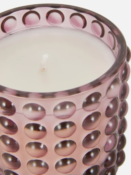 Candle In Bubble Textured Pot