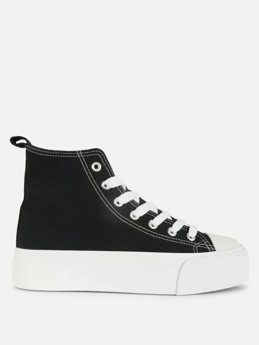 Canvas Flatform High Tops