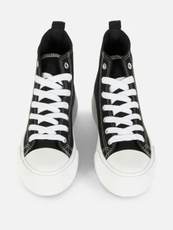 Canvas Flatform High Tops