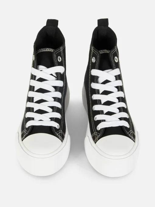 Canvas Flatform High Tops