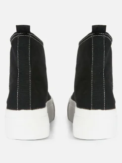 Canvas Flatform High Tops