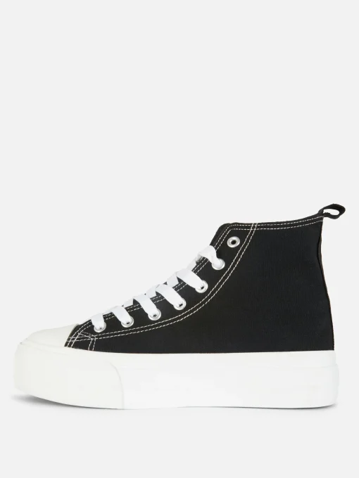 Canvas Flatform High Tops