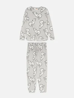 Casper Velour Long Pajamas