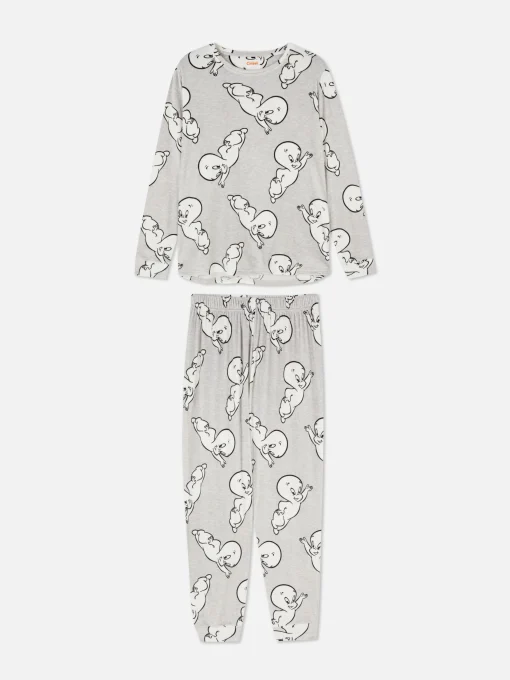 Casper Velour Long Pajamas