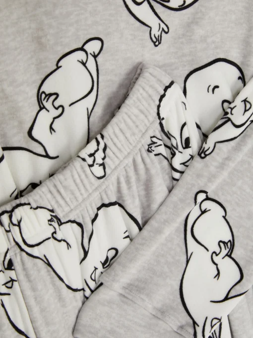 Casper Velour Long Pajamas