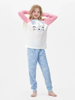 Cat Fleece Pyjamas