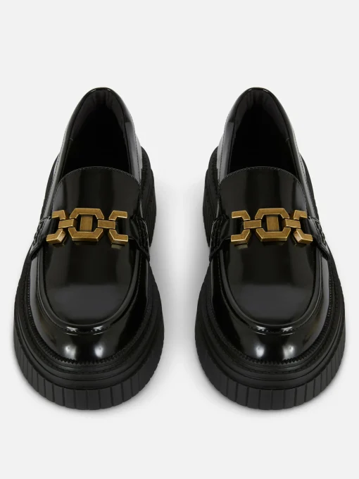Chain Detail Chunky Loafers