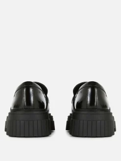 Chain Detail Chunky Loafers
