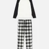 Check Brushed Cotton Pajamas