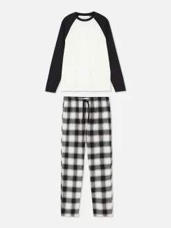 Check Brushed Cotton Pajamas