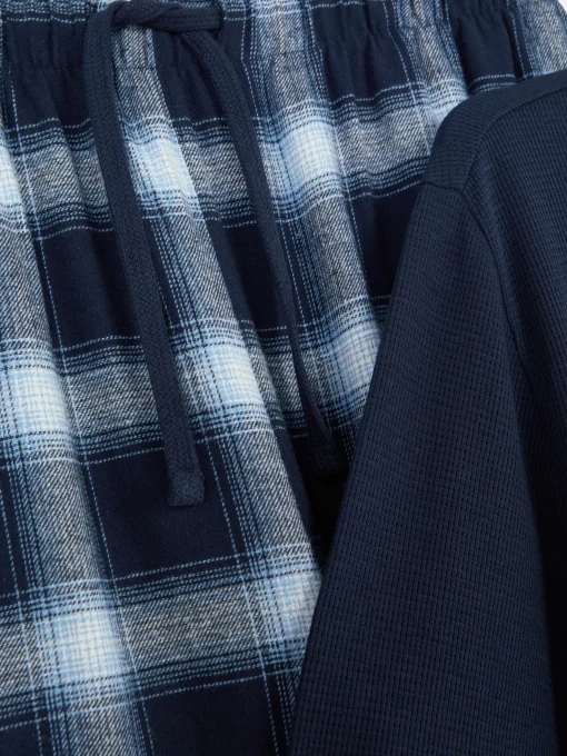 Check Brushed Cotton Pajamas
