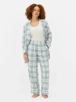 Check Flannel Pajama Bottoms