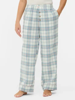 Check Flannel Pajama Bottoms