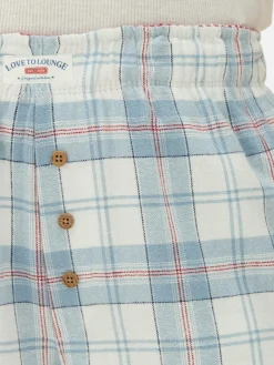 Check Flannel Pajama Bottoms